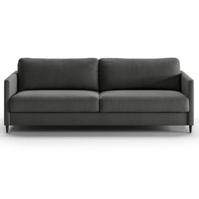 Luonto Elfin King Sleeper Sofa in Luna 35 Fabric with Walnut Stained Legs