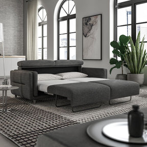 Luonto Paris King Sleeper Sofa Open in Loft