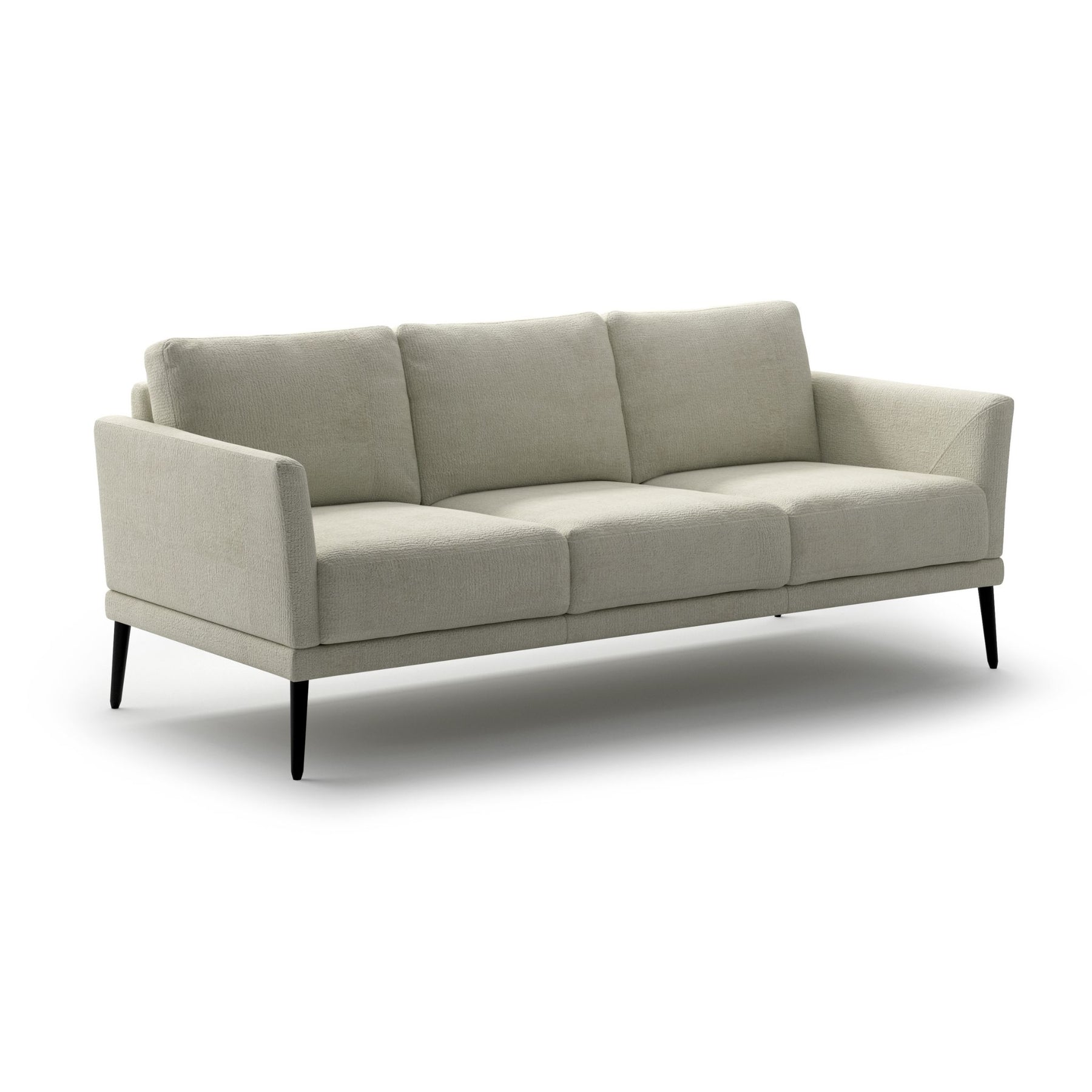 Luonto Viola Sofa Harmony 02 Fabric Wenge Legs Angled