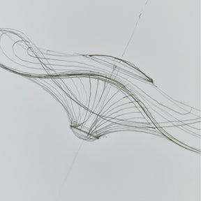 Made By Hand Flying Pendant Sketch Detail