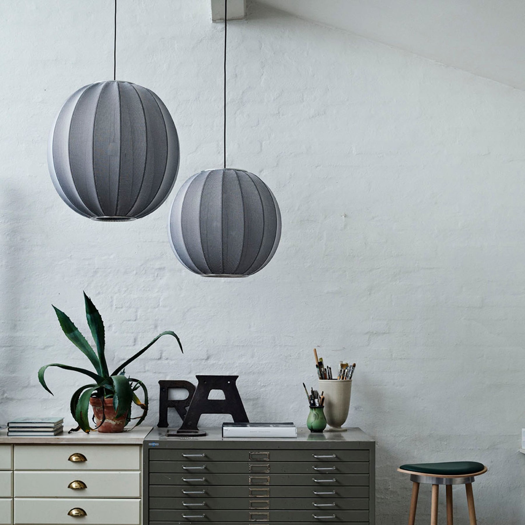 Made by Hand Pendants Silver in Copenhagen Studio