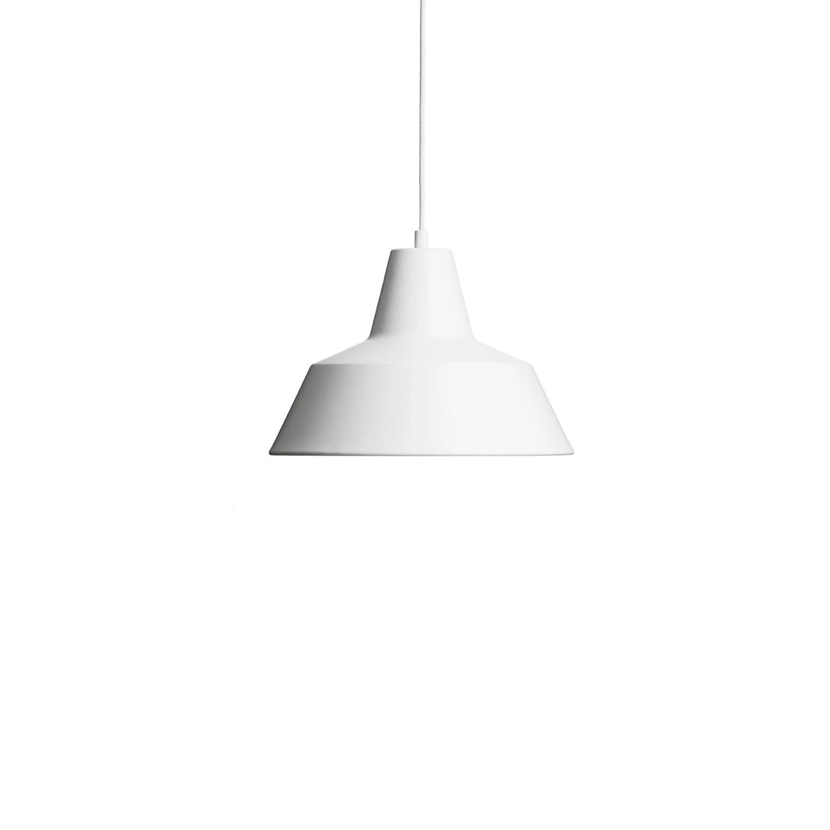 Made by Hand Workshop W3 Pendant in Matte White by A Wedel Madsen