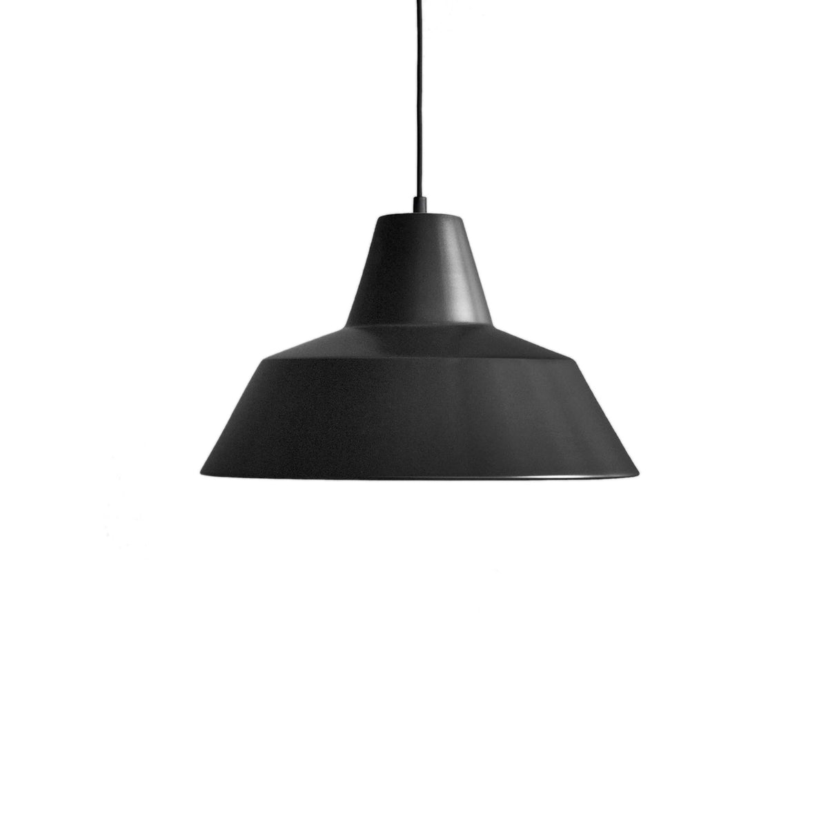 Made by Hand Workshop W4 Pendant in Matte Black by A Wedel Madsen