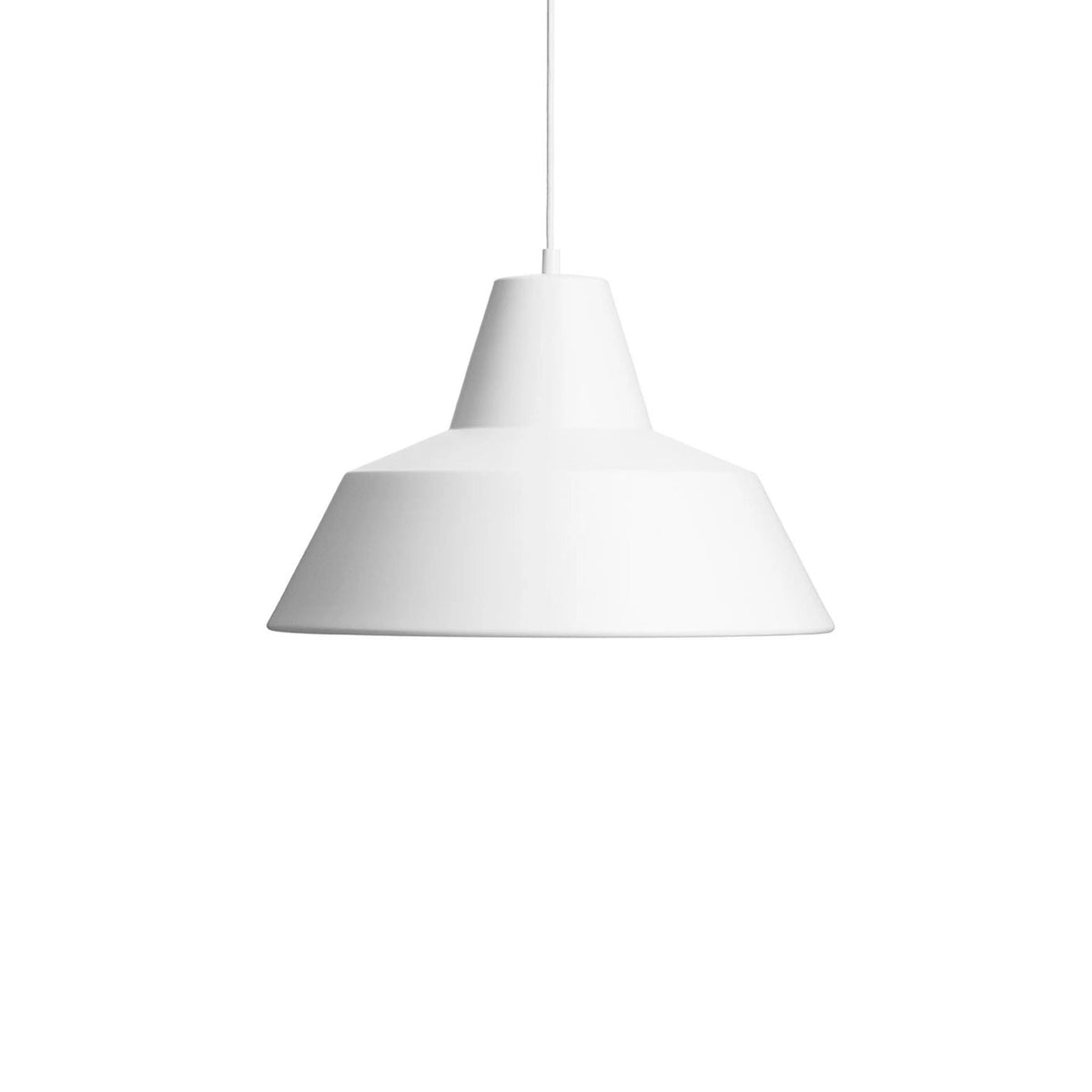 Made by Hand Workshop W4 Pendant in Matte White by A Wedel Madsen