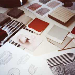 Muuto Relevo Rug Sketches and Prototypes inside Studio Pepe