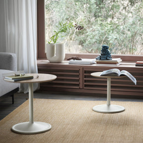 Muuto Soft Side Tables in Living Room with Books