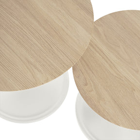 Muuto Soft Side Tables Solid Oak Top Detail