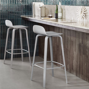 Muuto Visu Counter Stools Grey in Situ