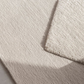 nanimarquina oblique rug ivory by matthew hilton with sunlight