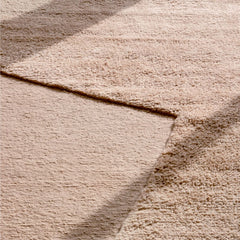 nanimarquina oblique rug pink quartz by matthew hilton with sunlight