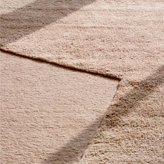 nanimarquina oblique rug pink quartz by matthew hilton with sunlight