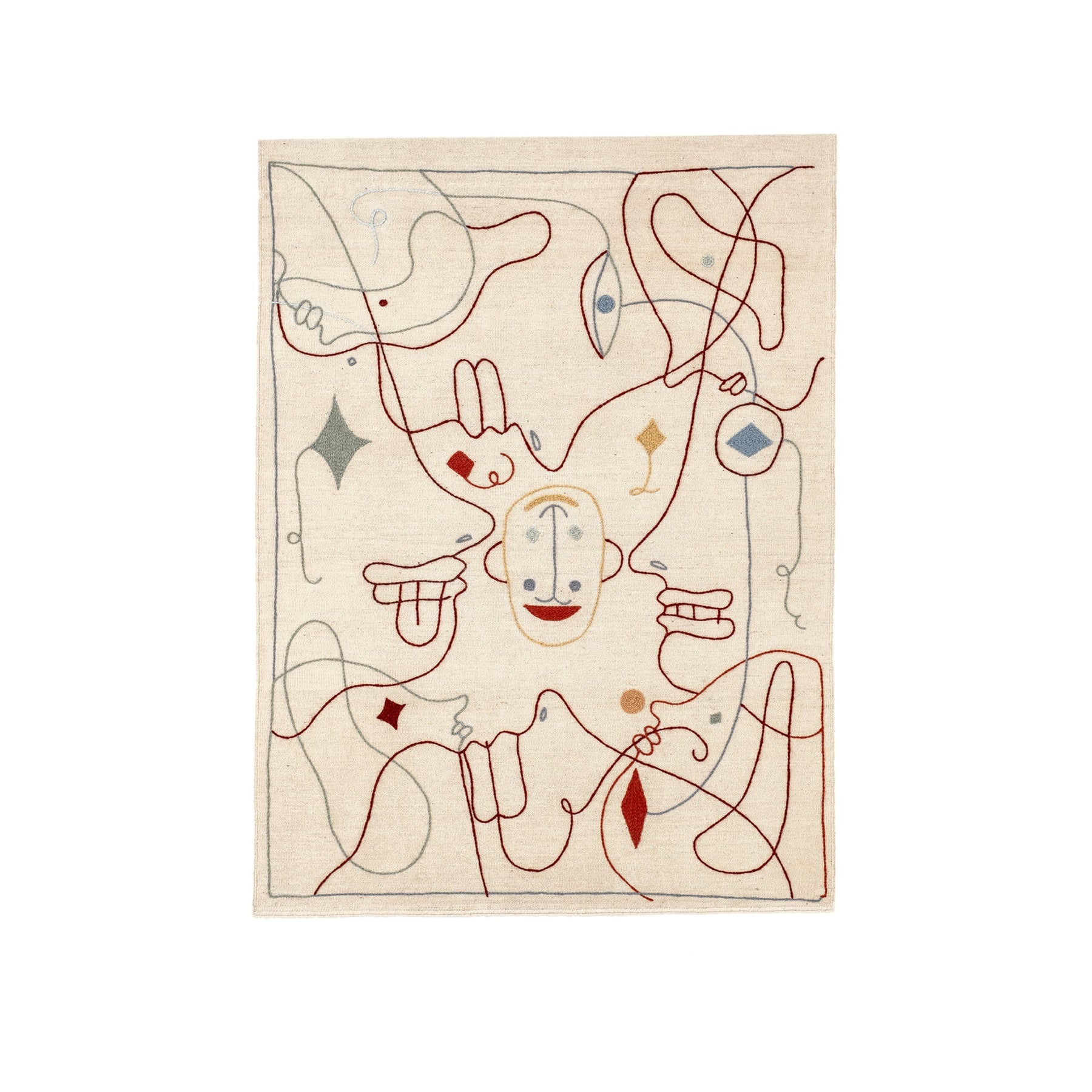 nanimarquina Silhouette Wall tapestry by Jaime Hayon