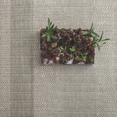 nanimarquina Tres Texture Pearl Rug Styled with Succulents