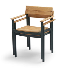 Pelagus Arm Chairs Forest Green Stacked