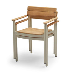 Pelagus Arm Chairs Ivory Stacked