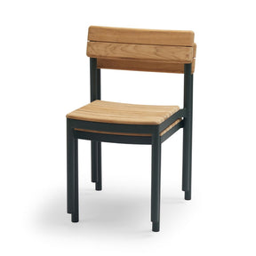 Pelagus Dining Chairs Hunter Green Stacked