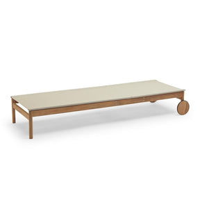 Pelagus Teak Sunbed Flat