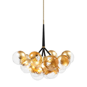 PELLE X-Large Bubble Chandelier with Gold Leafing