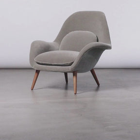 Fredericia Swoon Lounge Chair Grand Mohair Velvet Detail