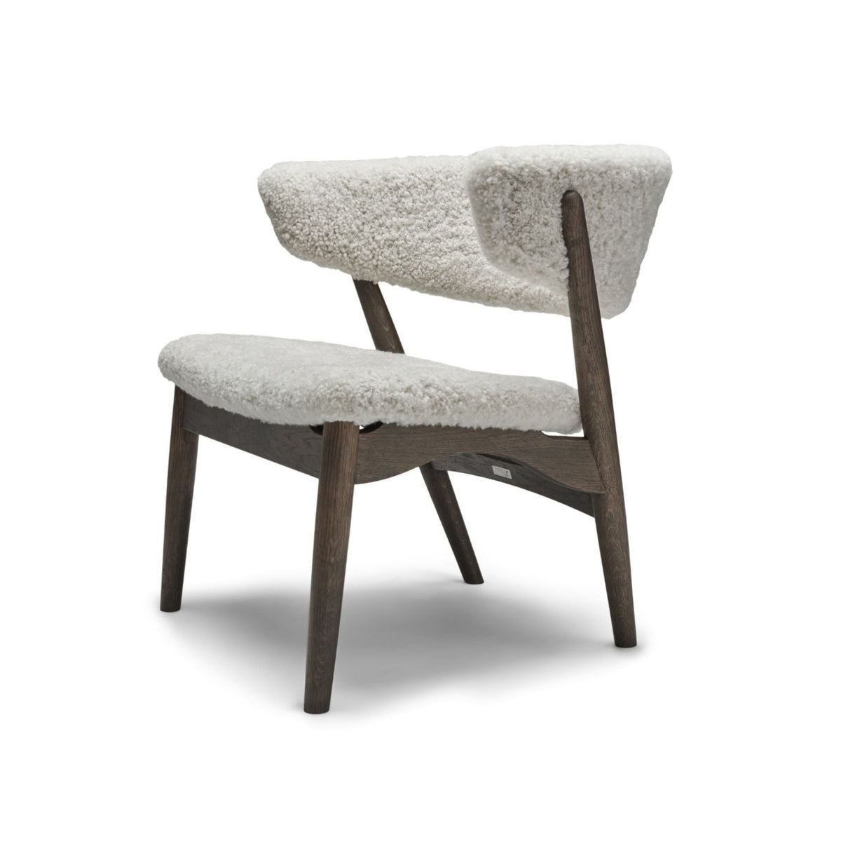 Sibast No 7 Lounge Chair Sheepskin with Smoked Oak frame