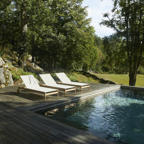 Pelagus Teak Sunbeds Poolside