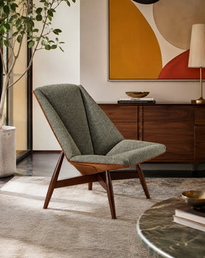 Thayer Coggin Flair Chair by Allan Gould in Living Room