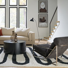 Thayer Coggin Milo Baughman Crusin Lounge Chair in Living Room