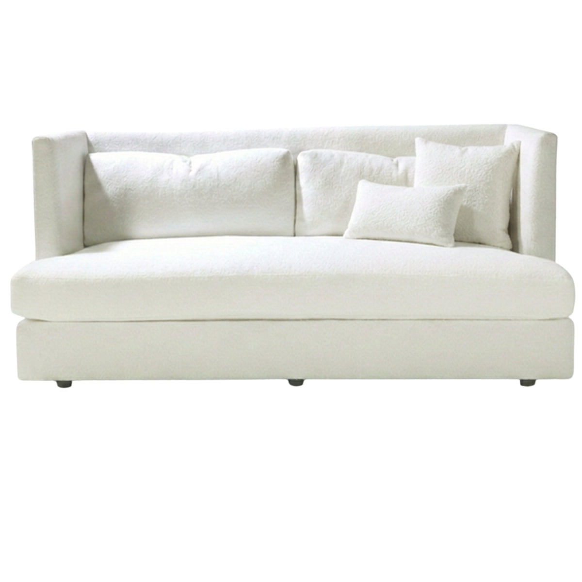 Thayer Coggin Milo Baughman Gimme Shelter Sofa All White