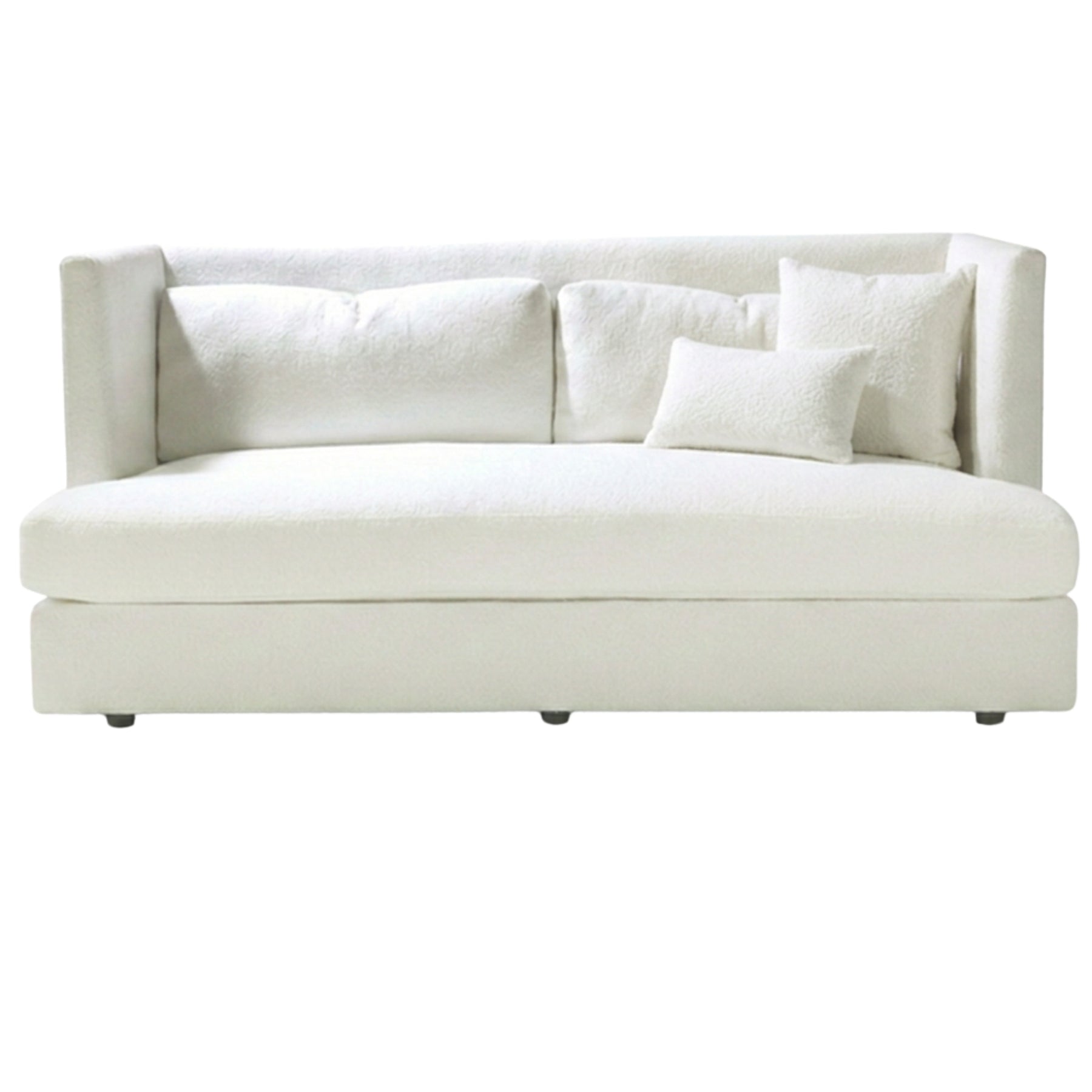 Thayer Coggin Milo Baughman Gimme Shelter Sofa All White