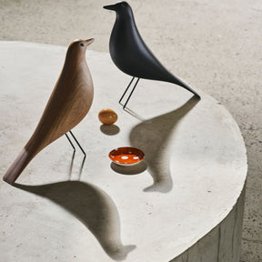 Vitra Eames House Birds Walnut and Black Ash with Shadows