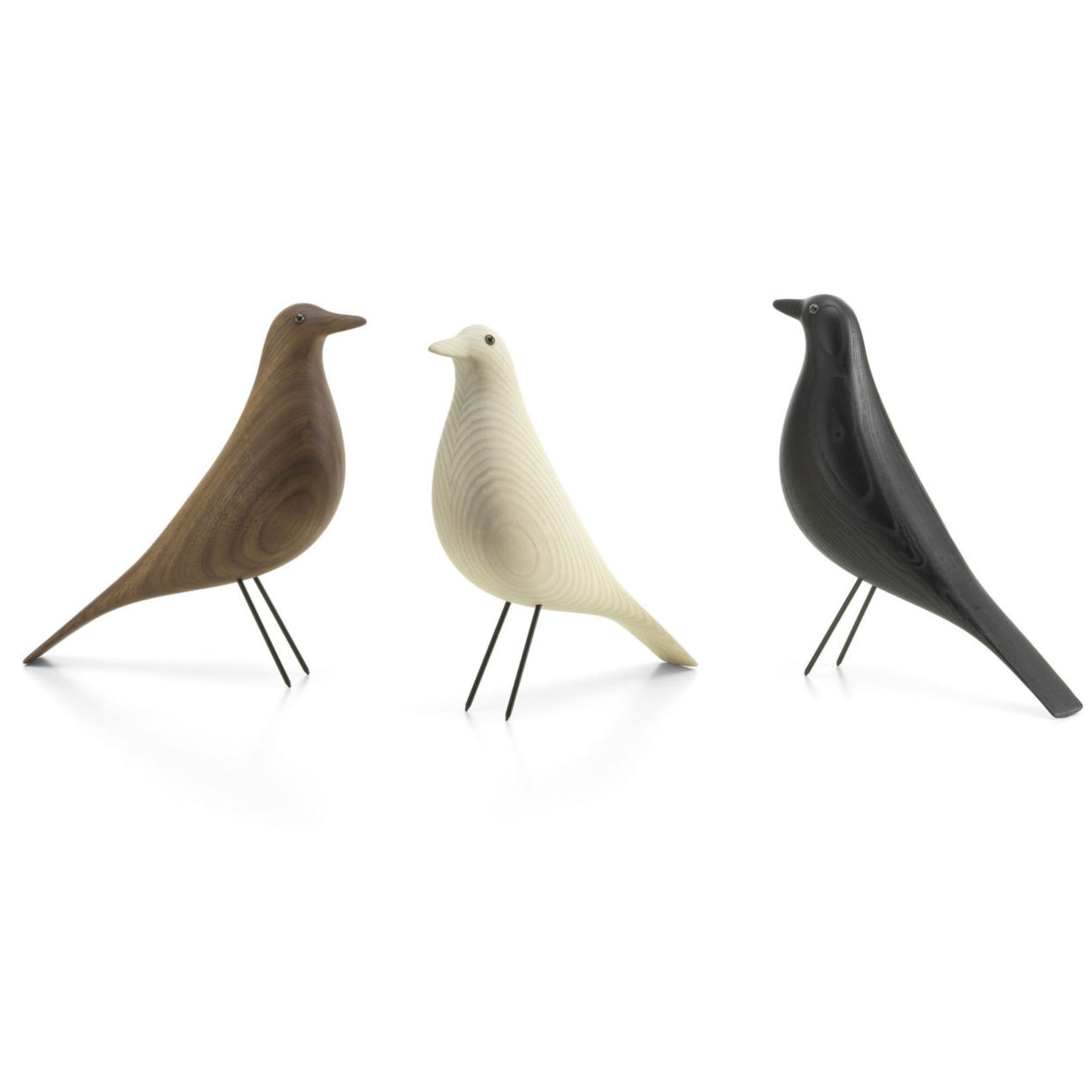 Vitra Eames House Birds Walnut White Ash Black Ash