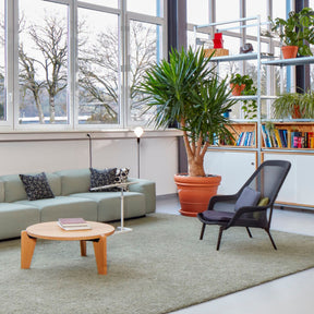 Vitra Slow Chair in Swiss Reading Room with Soft Modular Sofa