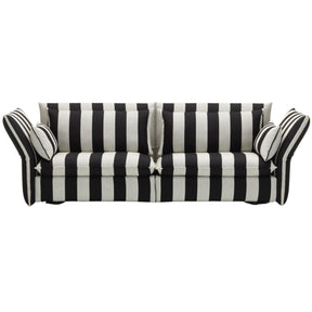 Vitra Mariposa Sofa Black and White Stripes