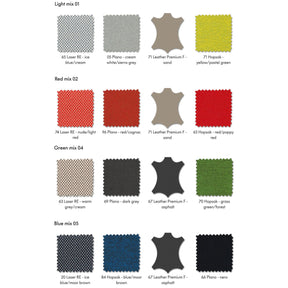 Vitra Color Swatches for East River Chair by Hella Jongerius