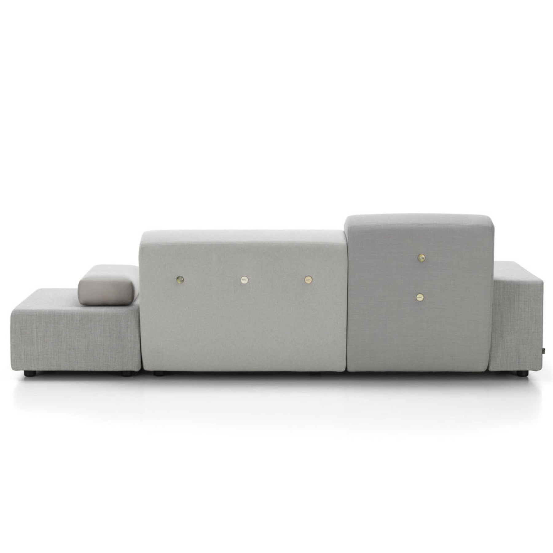 Vitra Polder Sofa by Hella Jongerius Pebble Greys Back