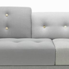 Vitra Polder Sofa by Hella Jongerius Pebble Greys  Mid Section Detail