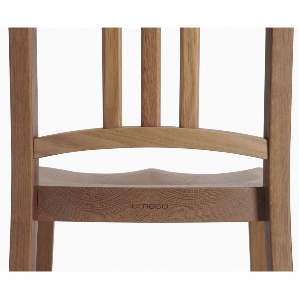 1006 Navy Wood Chair by Emeco