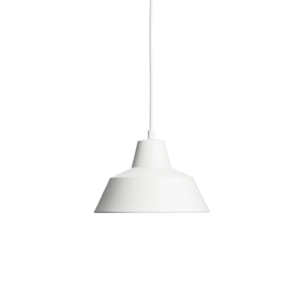 Made by Hand Workshop W2 Pendant in Matte White by A Wedel Madsen