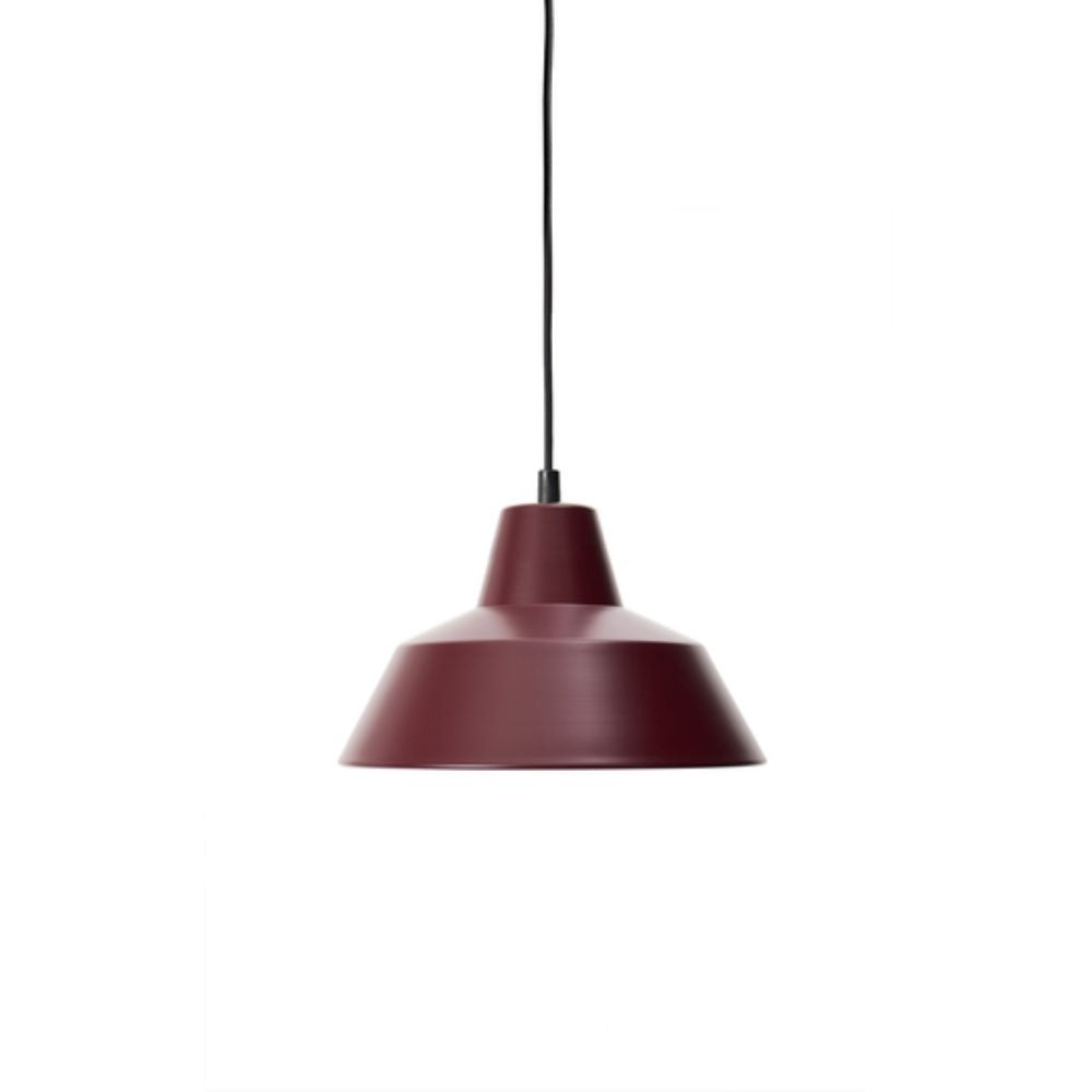 Made by Hand Workshop W2 Pendant in Wine Red by A Wedel Madsen