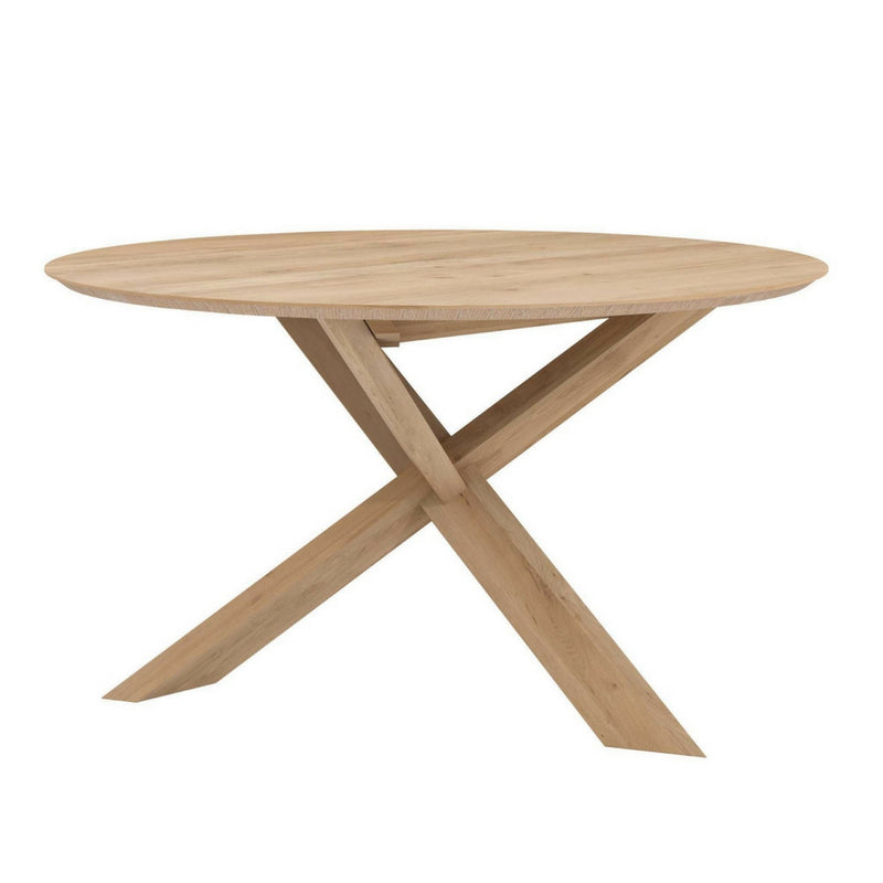 Ethnicraft Oak Circle Dining Table