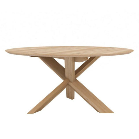 Ethnicraft Oak Circle Dining Table