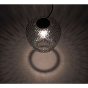 And tradition SW4 Blown Pendant by Samuel Wilkinson Quilted Light Shadow