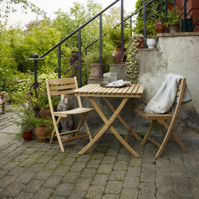 Selandia Chairs and Selandia Table 75 by Anders & Lars Hegelund by Skagerak