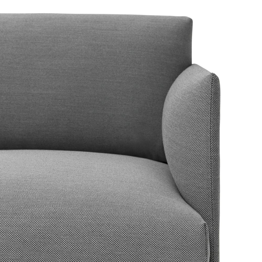 Anderssen & Voll Outline 2 Seater Sofa with Attire 1 Upholstery  by Muuto