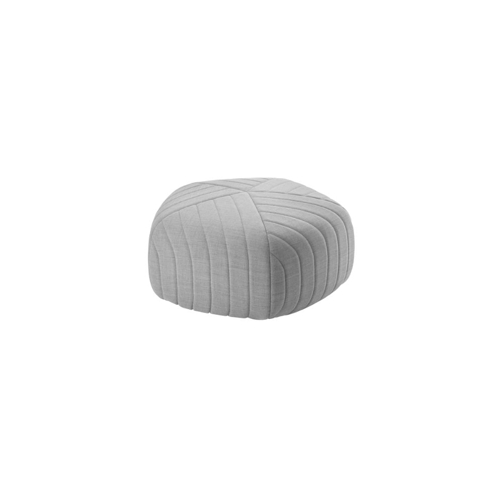 Anderssen & Voll Large Five Pouf Upholstered in Kvadrat Remix 123 by Muuto