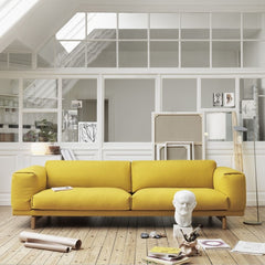 Muuto Rest Sofa Yellow in Copenhagen Loft