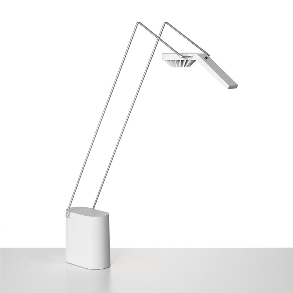 Antenna Design White Sparrow Table Lamp Freestanding Knoll