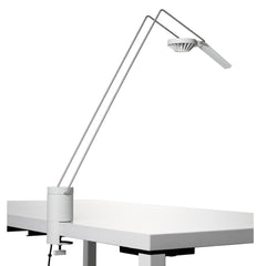 Antenna Design White Sparrow Table Lamp with Clamp Knoll