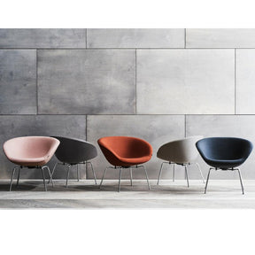 Arne Jacobsen Pot Chairs in Fritz Hansen Colors