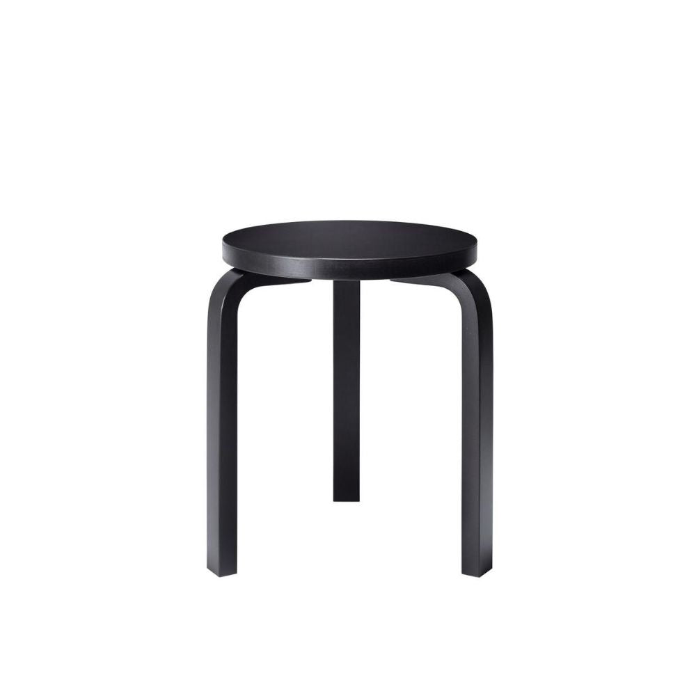 Artek Alvar Aalto Stool 60 Black